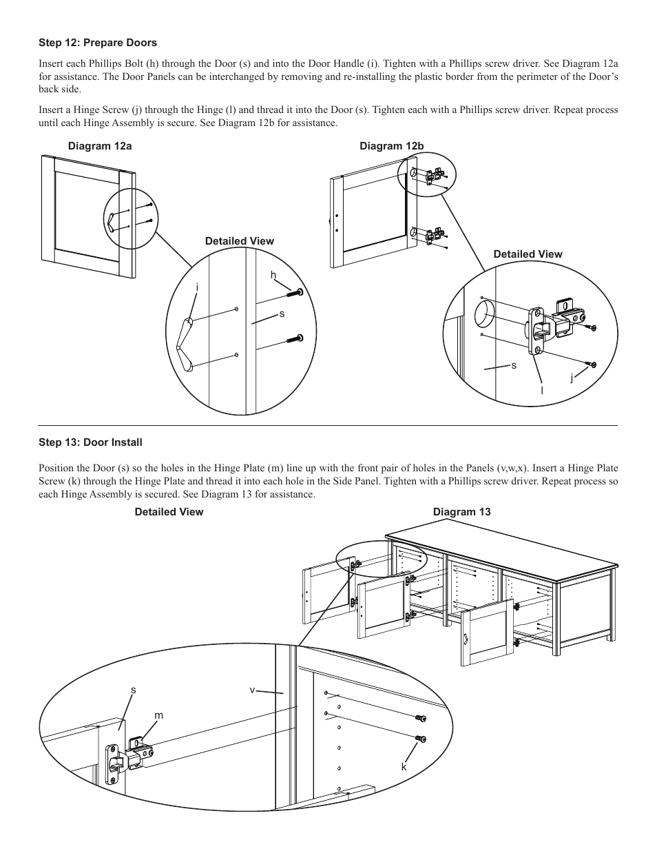 Sanus Systems Woodbrook Furniture WFV66 User Manual | Page 8 / 10