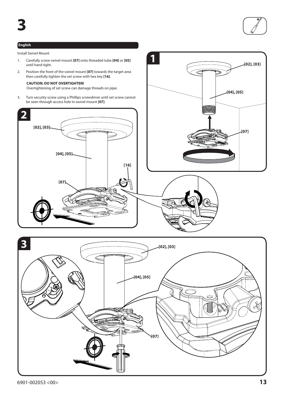 Sanus Systems VP1 User Manual | Page 13 / 50