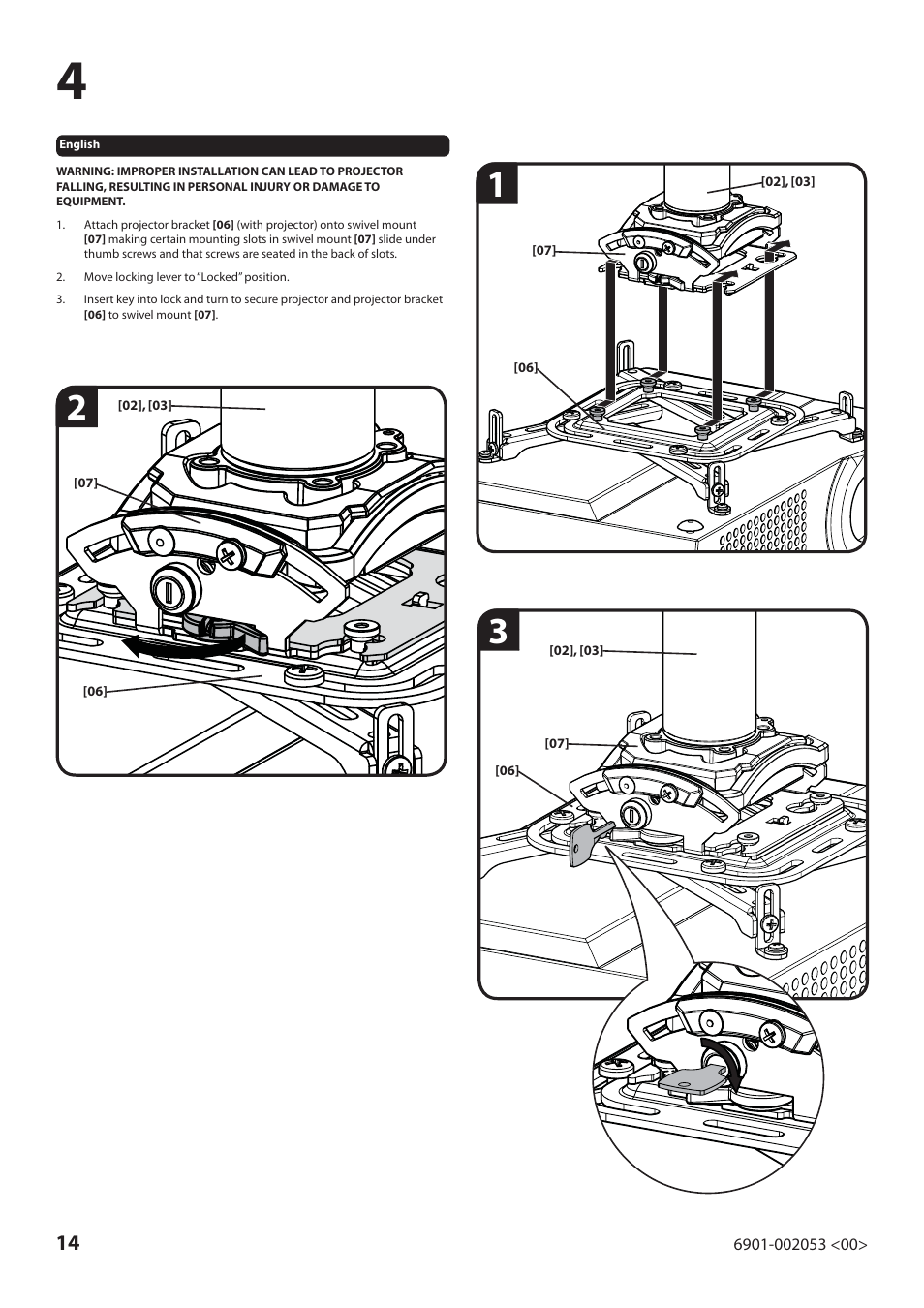 Sanus Systems VP1 User Manual | Page 14 / 50