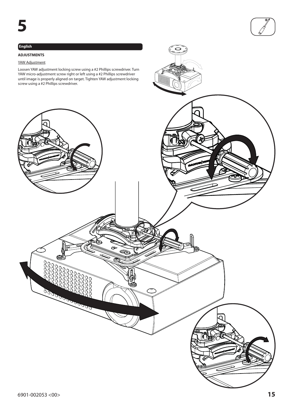 Sanus Systems VP1 User Manual | Page 15 / 50