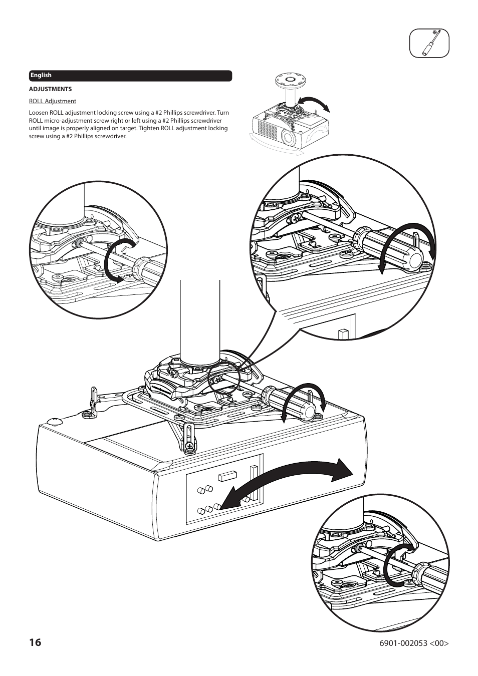 Sanus Systems VP1 User Manual | Page 16 / 50