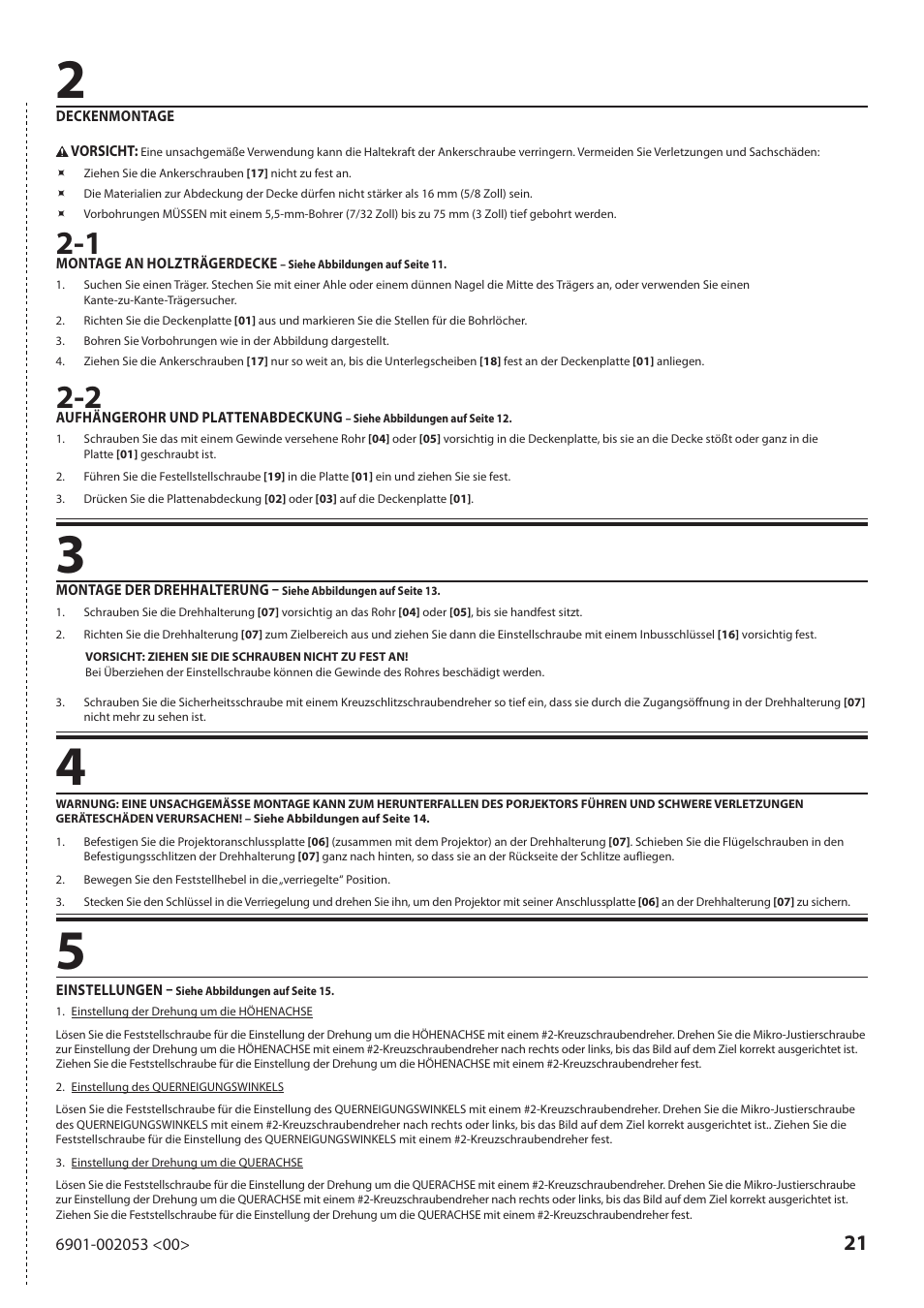 Sanus Systems VP1 User Manual | Page 21 / 50