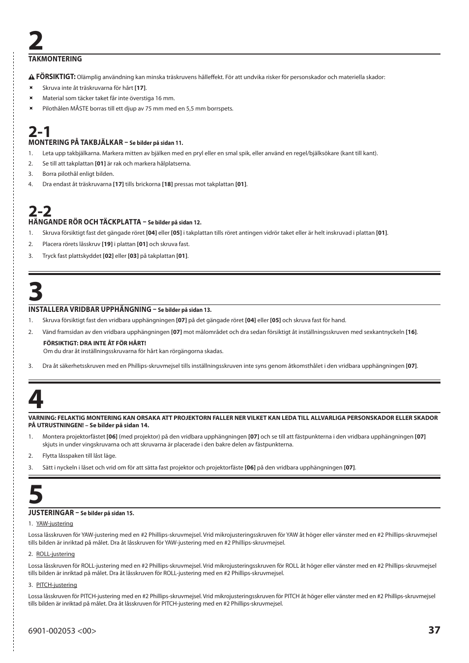 Sanus Systems VP1 User Manual | Page 37 / 50