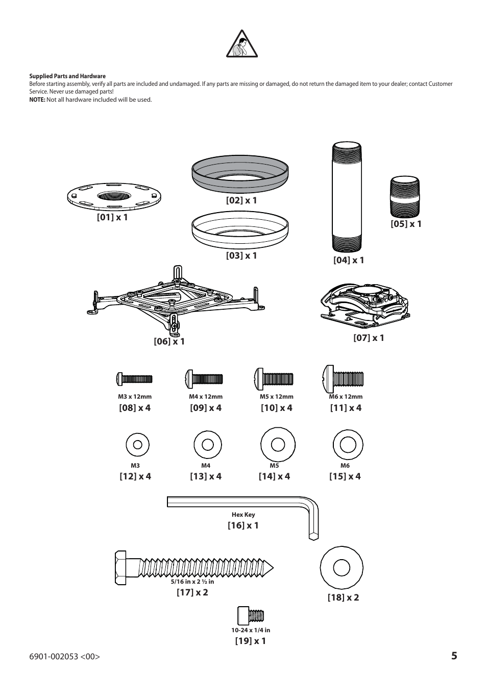 Sanus Systems VP1 User Manual | Page 5 / 50