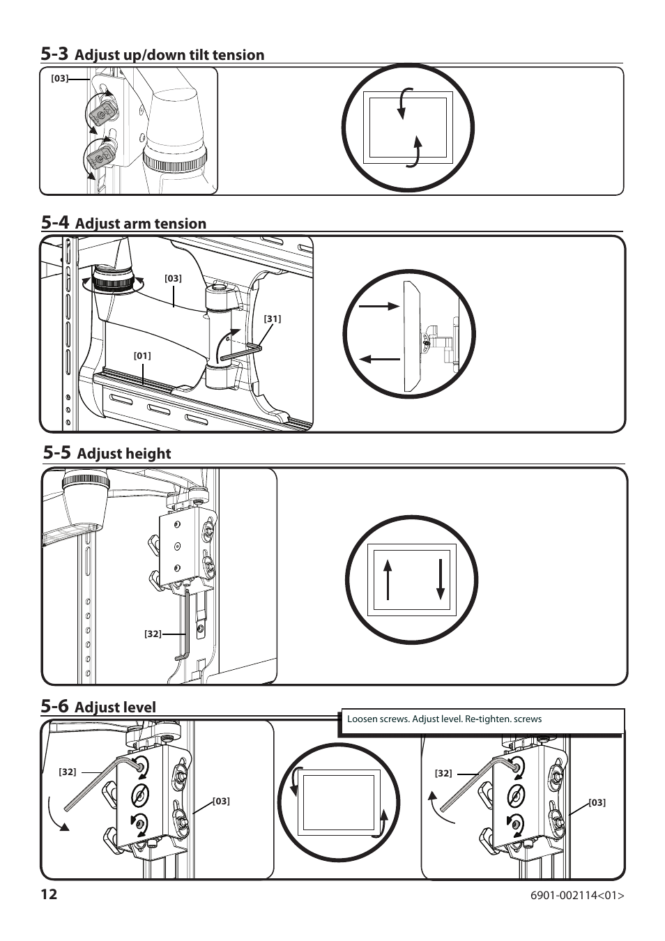 Sanus Systems LF228 User Manual | Page 12 / 40