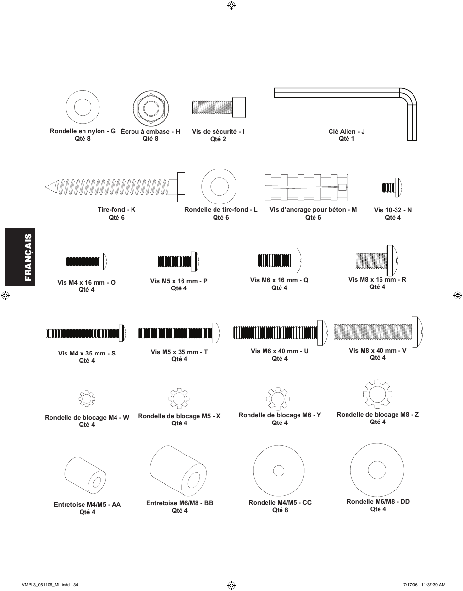 Français | Sanus Systems VMPL3 User Manual | Page 24 / 32