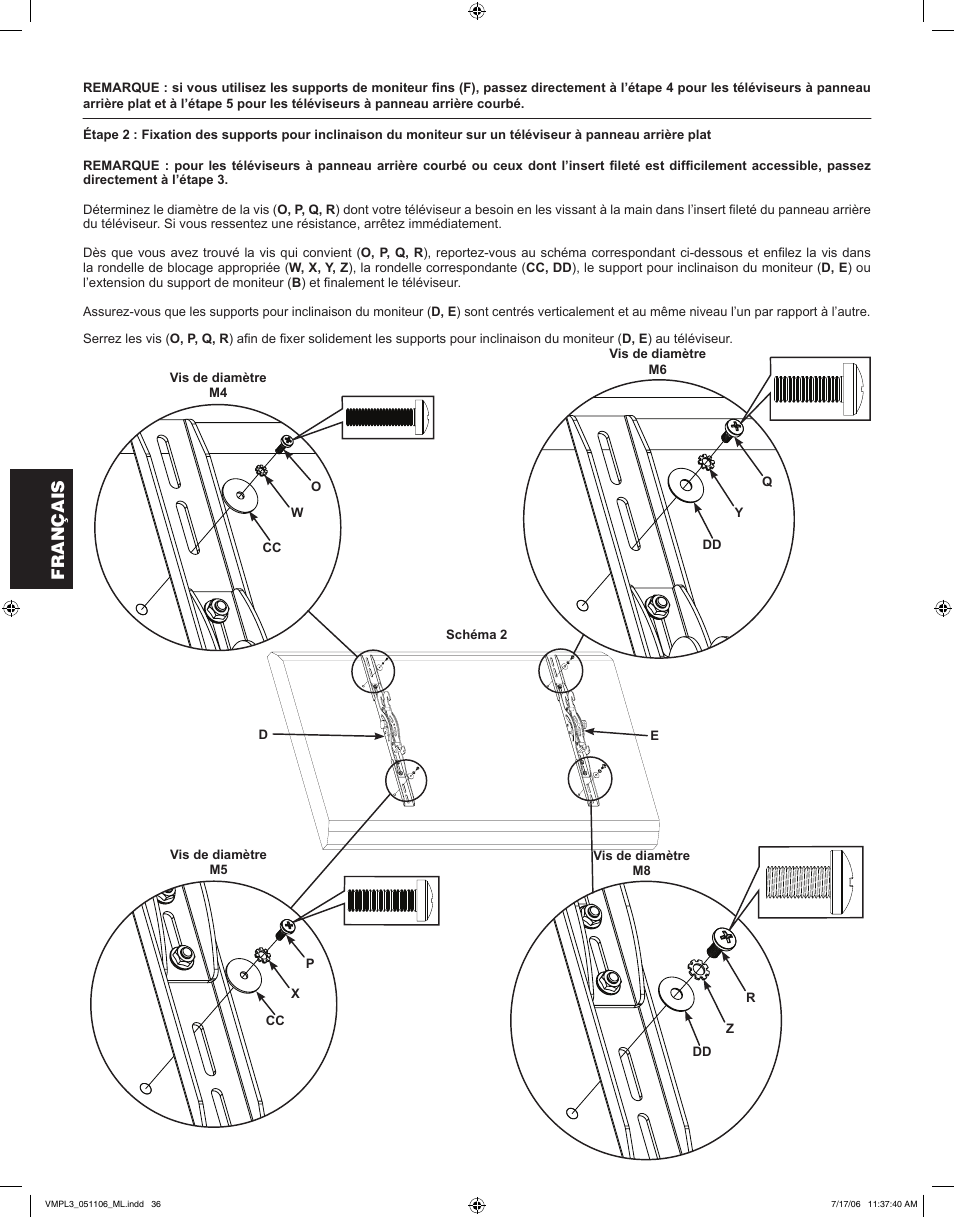 Français | Sanus Systems VMPL3 User Manual | Page 26 / 32
