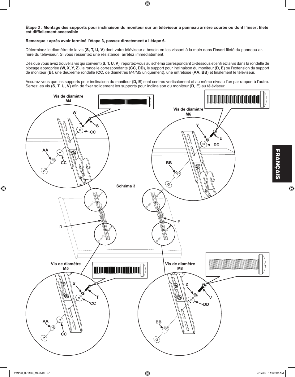 Français | Sanus Systems VMPL3 User Manual | Page 27 / 32