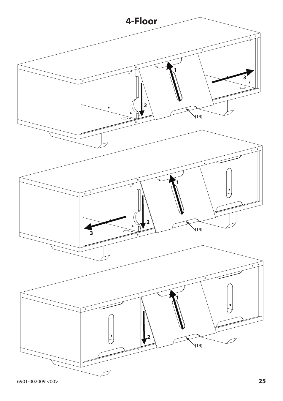 Floor | Sanus Systems JFV60 User Manual | Page 25 / 34