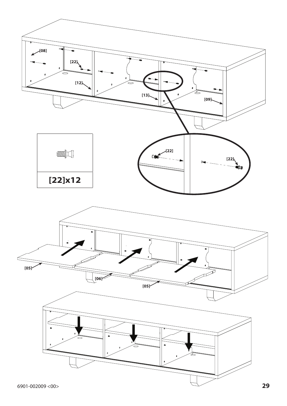 22]x12 | Sanus Systems JFV60 User Manual | Page 29 / 34