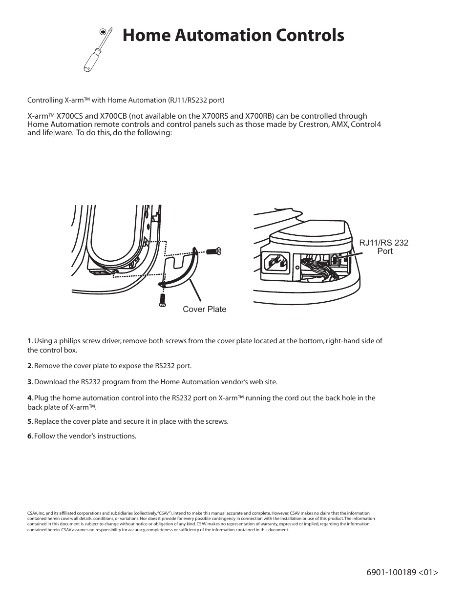 Home automation controls | Sanus Systems Motorized Mount LA112 User Manual | Page 30 / 31