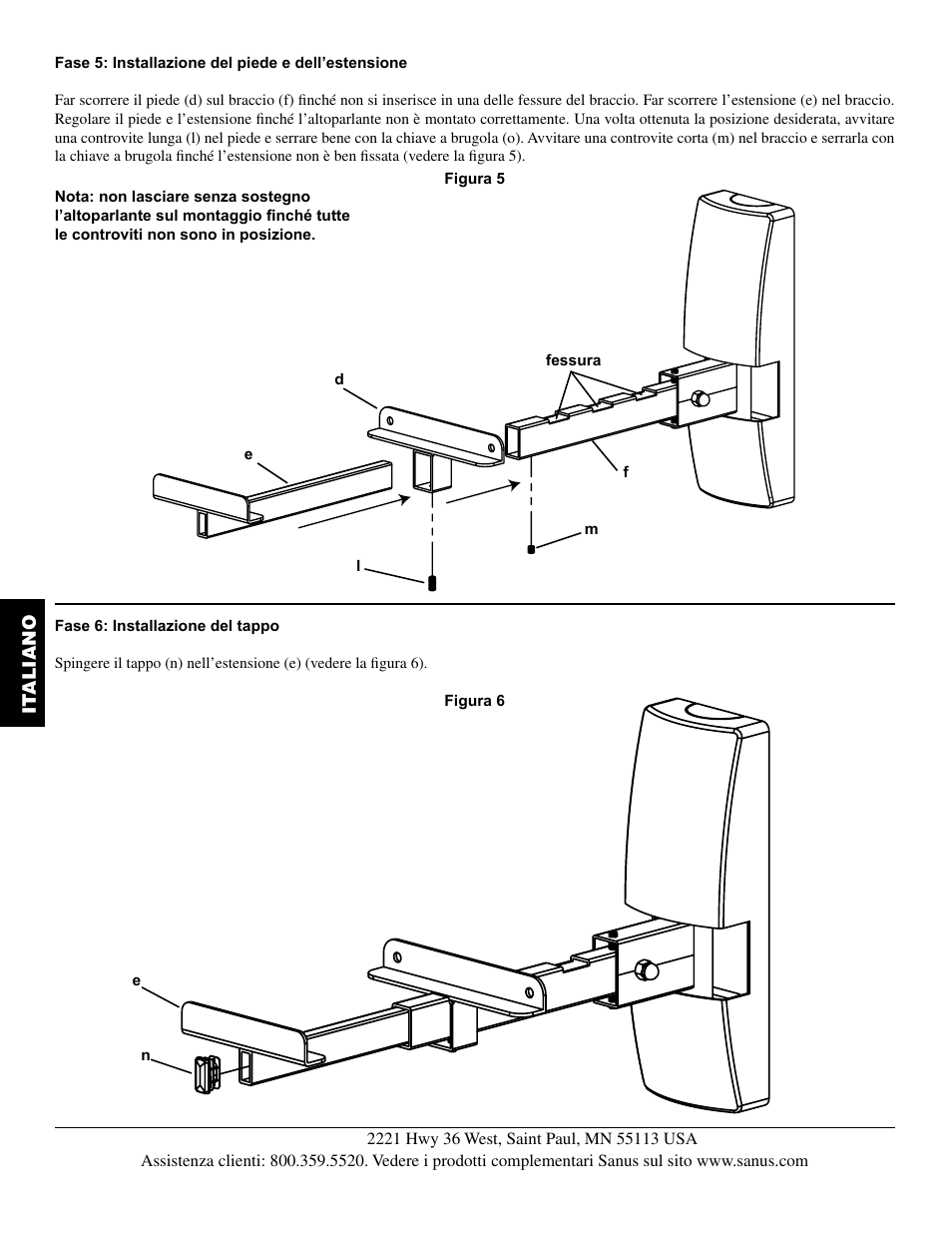 Sanus Systems WMS2 User Manual | Page 22 / 34