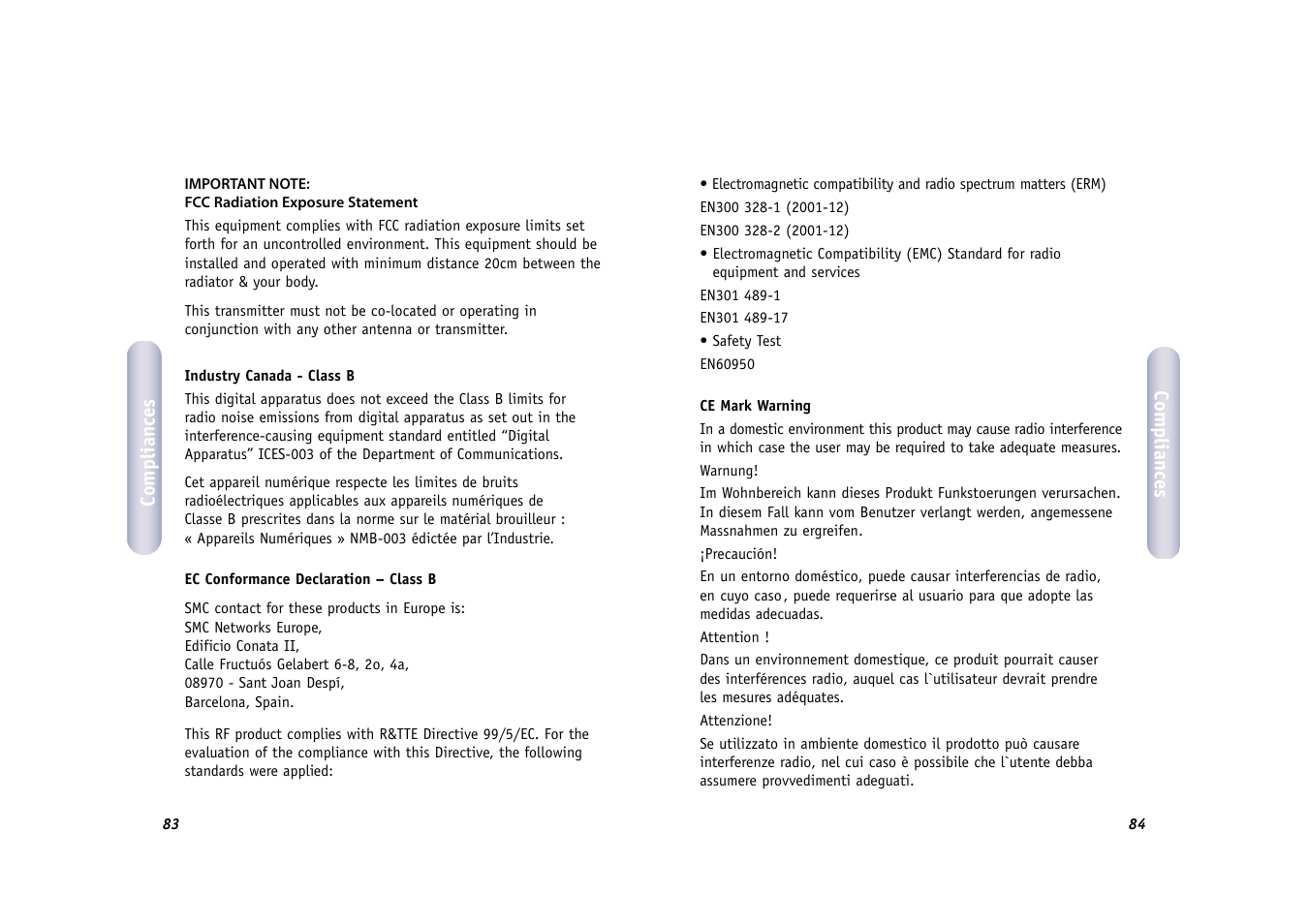 SMC Networks SMC EZ Connect 2.4GHz 11 Mbps Wireless USB Flash Drive SMCWUSB32 User Manual | Page 43 / 45