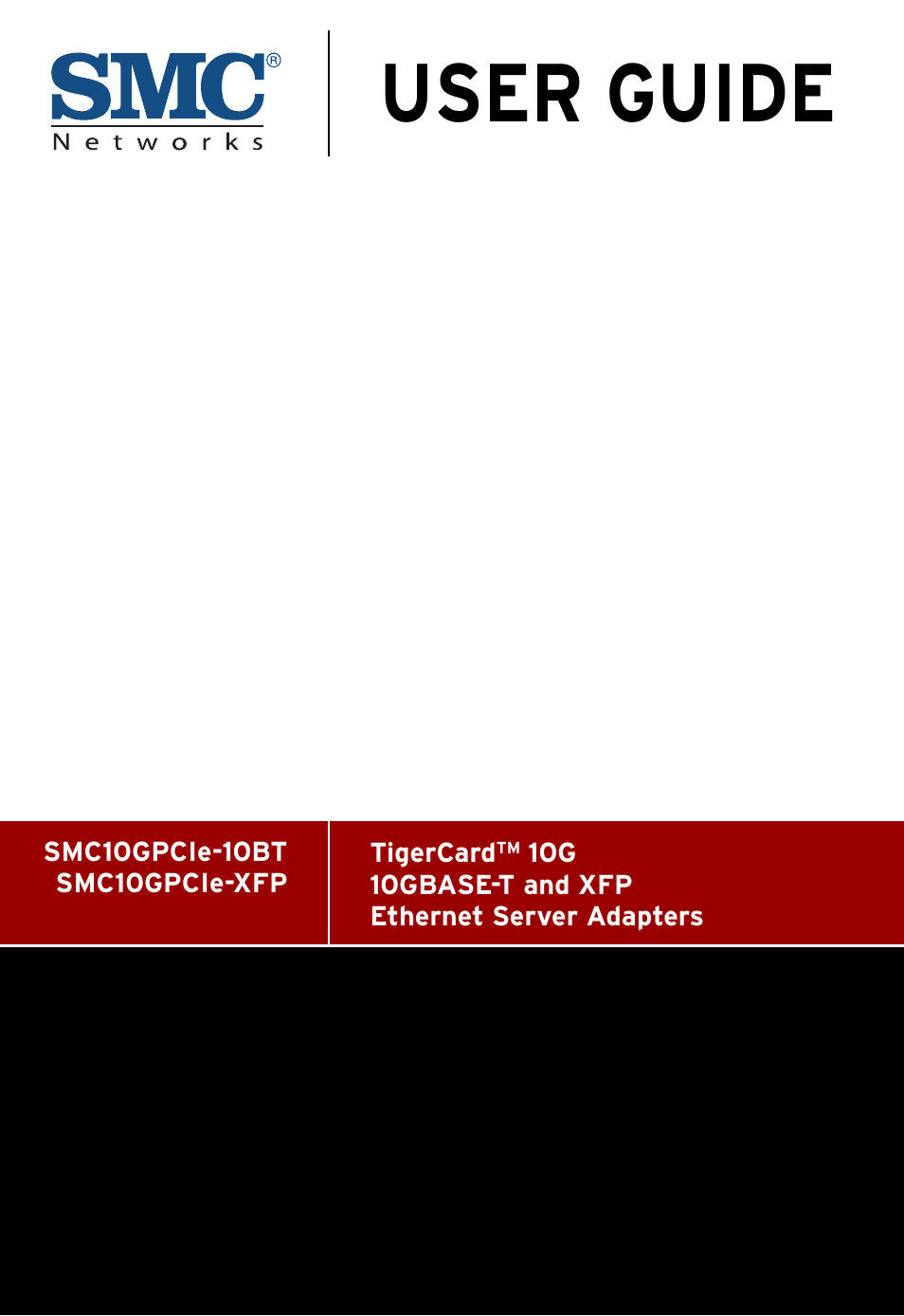 SMC Networks TIGERCARD SMC10GPCIE-10BT User Manual | 35 pages