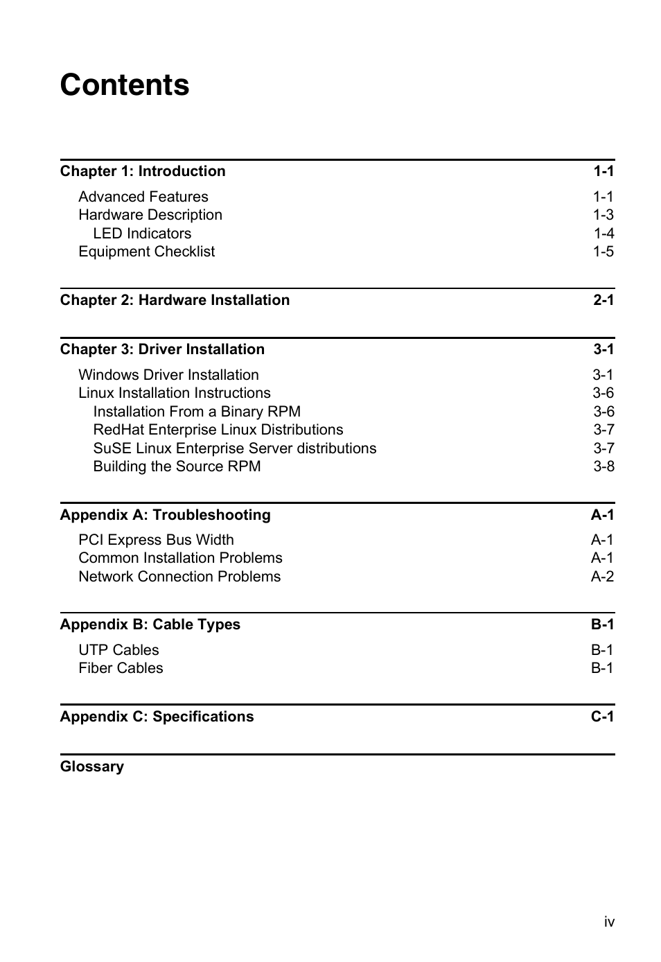 SMC Networks TIGERCARD SMC10GPCIE-10BT User Manual | Page 9 / 35