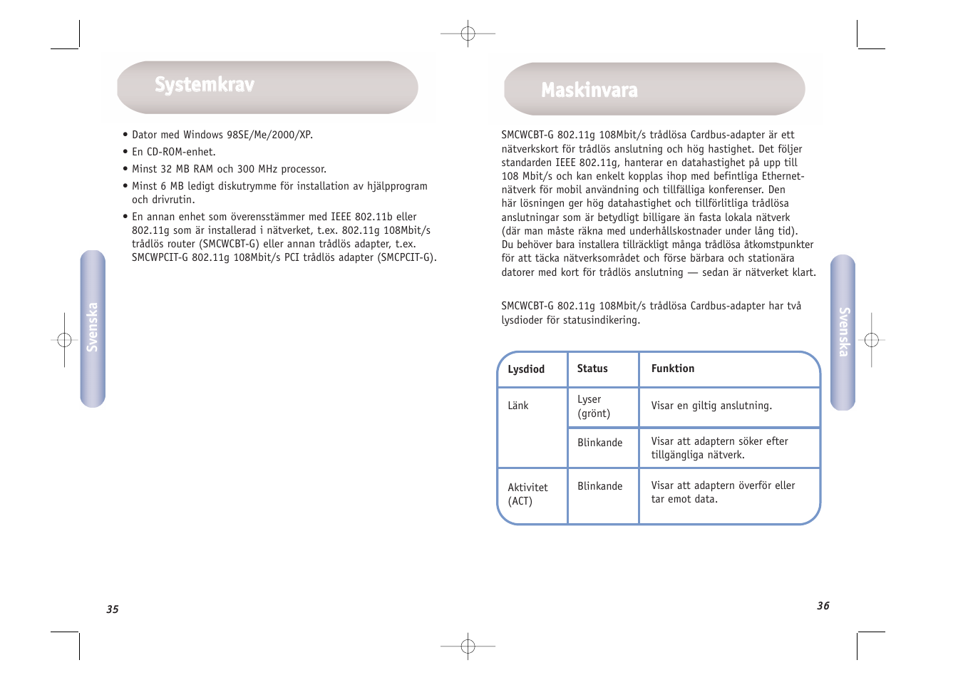 Ssy ysstte em mk krra avv, Mma assk kiin nvva arra a | SMC Networks SMC EZ Connect g SMCWCBT-G User Manual | Page 19 / 32