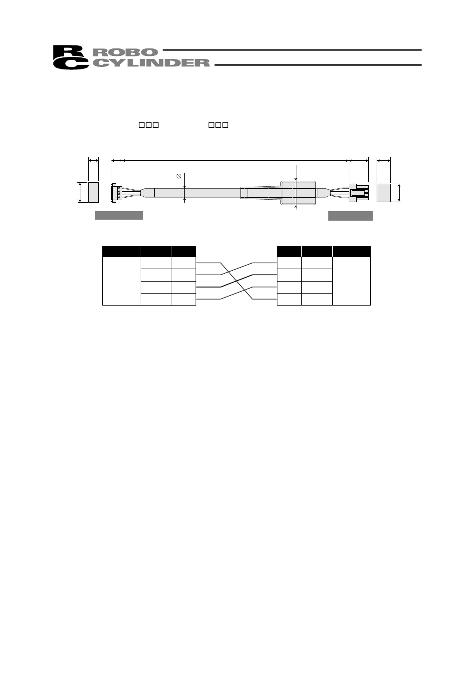 Cable drawings | SMC Networks ROBO Cylinder RGD4D User Manual | Page 75 / 79