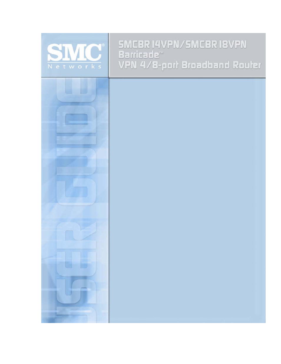 SMC Networks Barricade BR14VPN User Manual | 73 pages