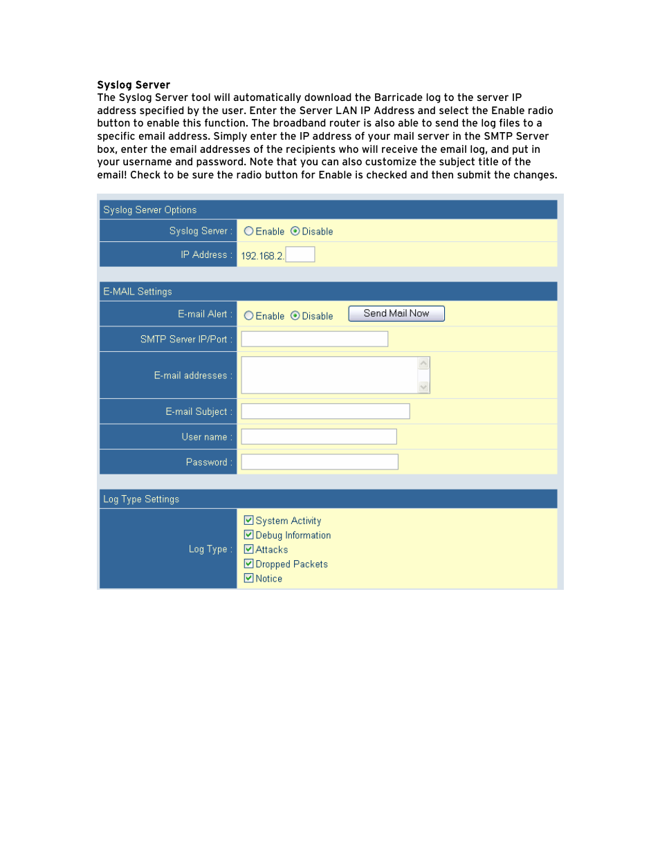 SMC Networks Barricade BR14VPN User Manual | Page 24 / 73