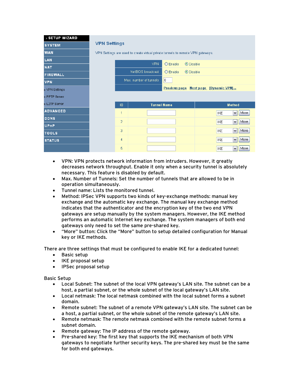 SMC Networks Barricade BR14VPN User Manual | Page 40 / 73