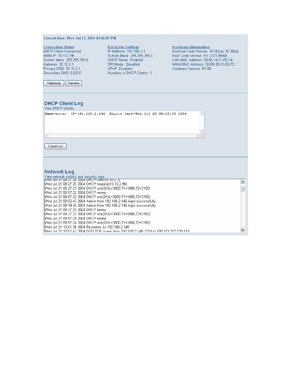 SMC Networks Barricade BR14VPN User Manual | Page 52 / 73