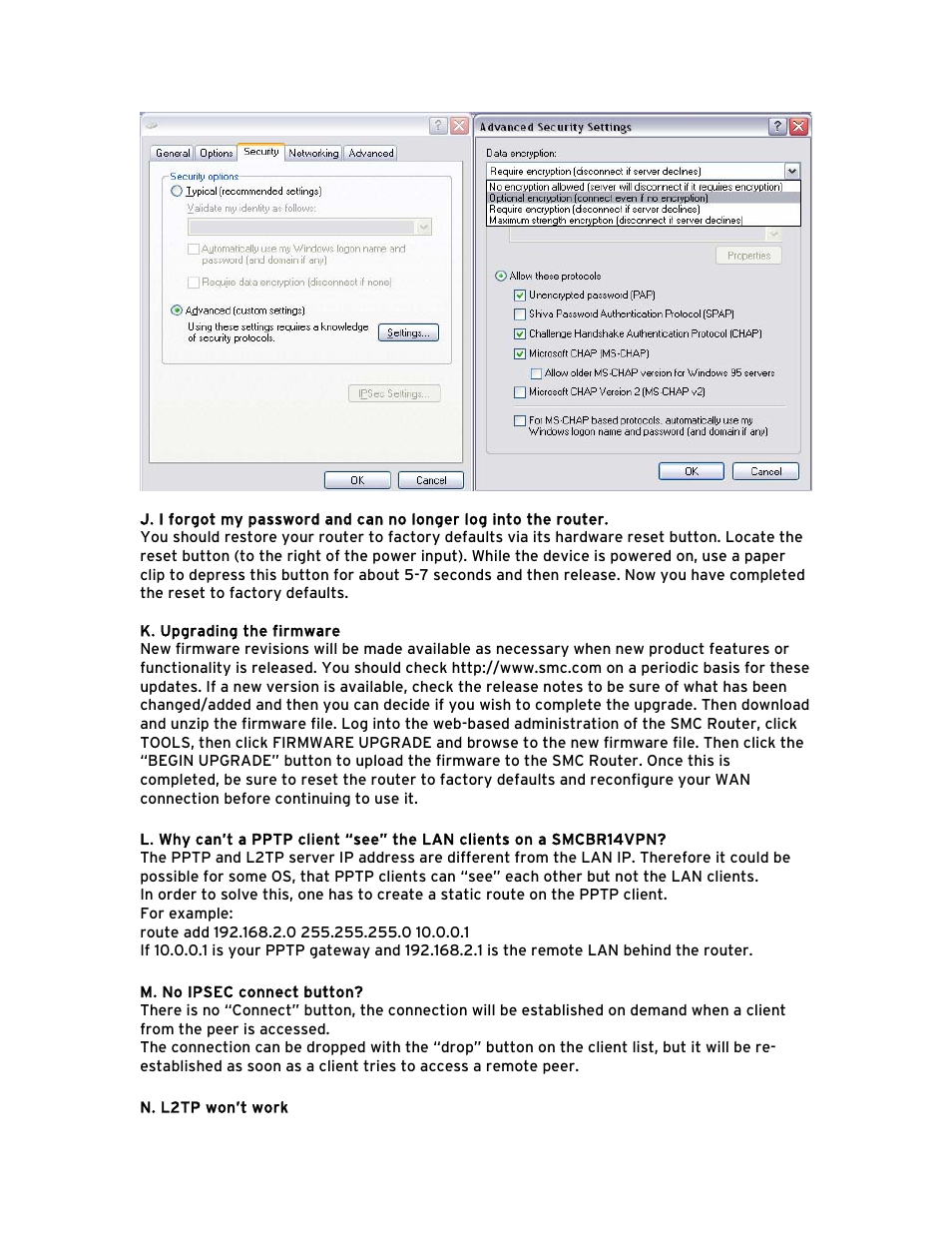 SMC Networks Barricade BR14VPN User Manual | Page 64 / 73