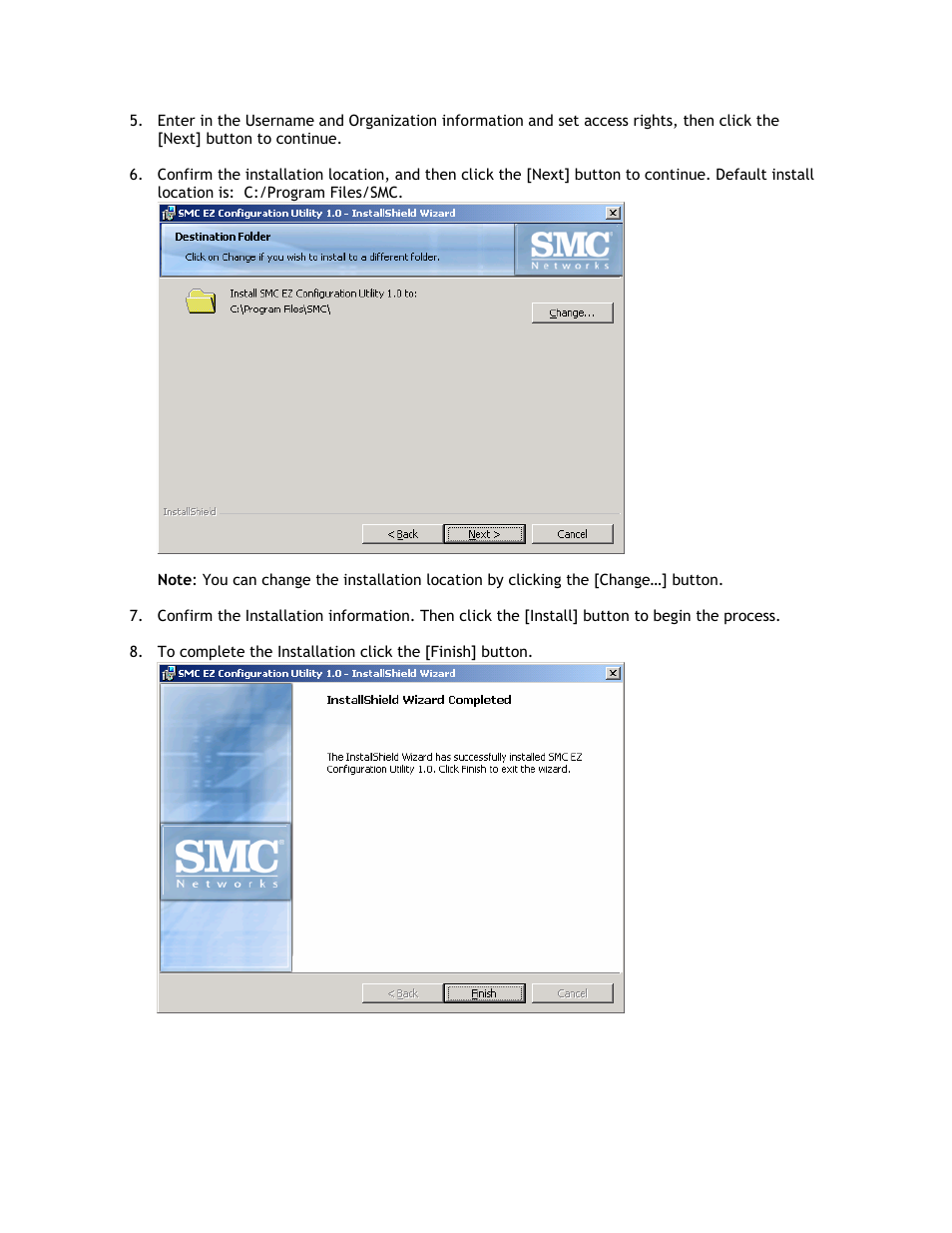 SMC Networks SMCHP1D-ETH User Manual | Page 9 / 26