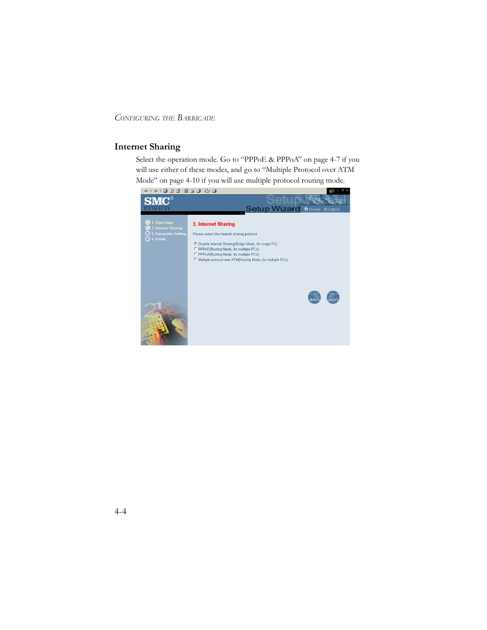 Internet sharing | SMC Networks Barricade SMC7404BRA EU User Manual | Page 29 / 130