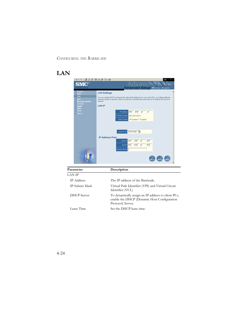 SMC Networks Barricade SMC7404BRA EU User Manual | Page 49 / 130