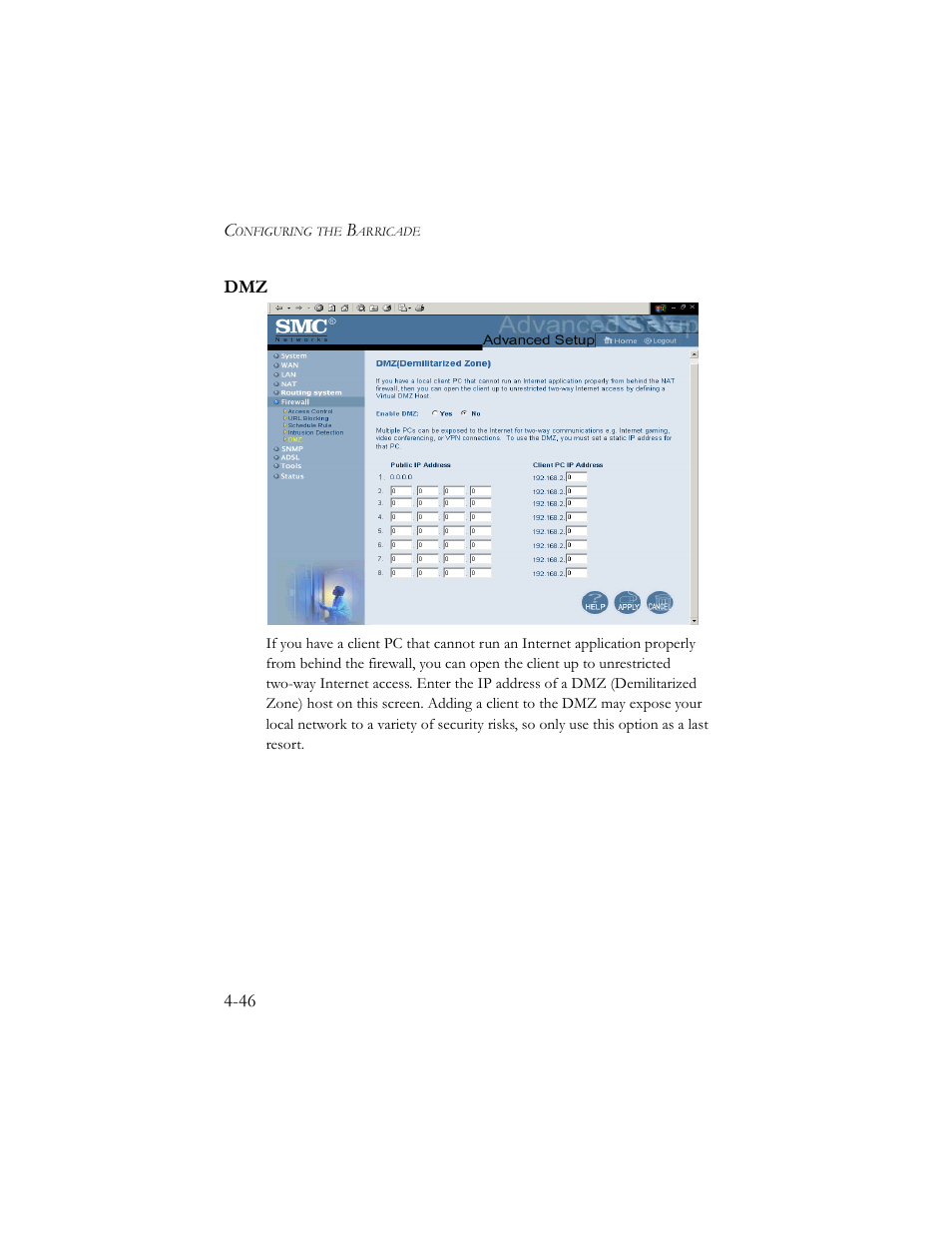 SMC Networks Barricade SMC7404BRA EU User Manual | Page 71 / 130