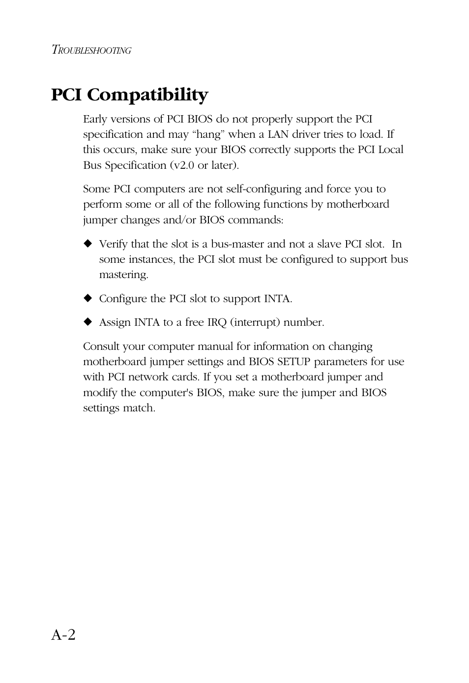 Pci compatibility | SMC Networks SMC9432BTX User Manual | Page 50 / 76