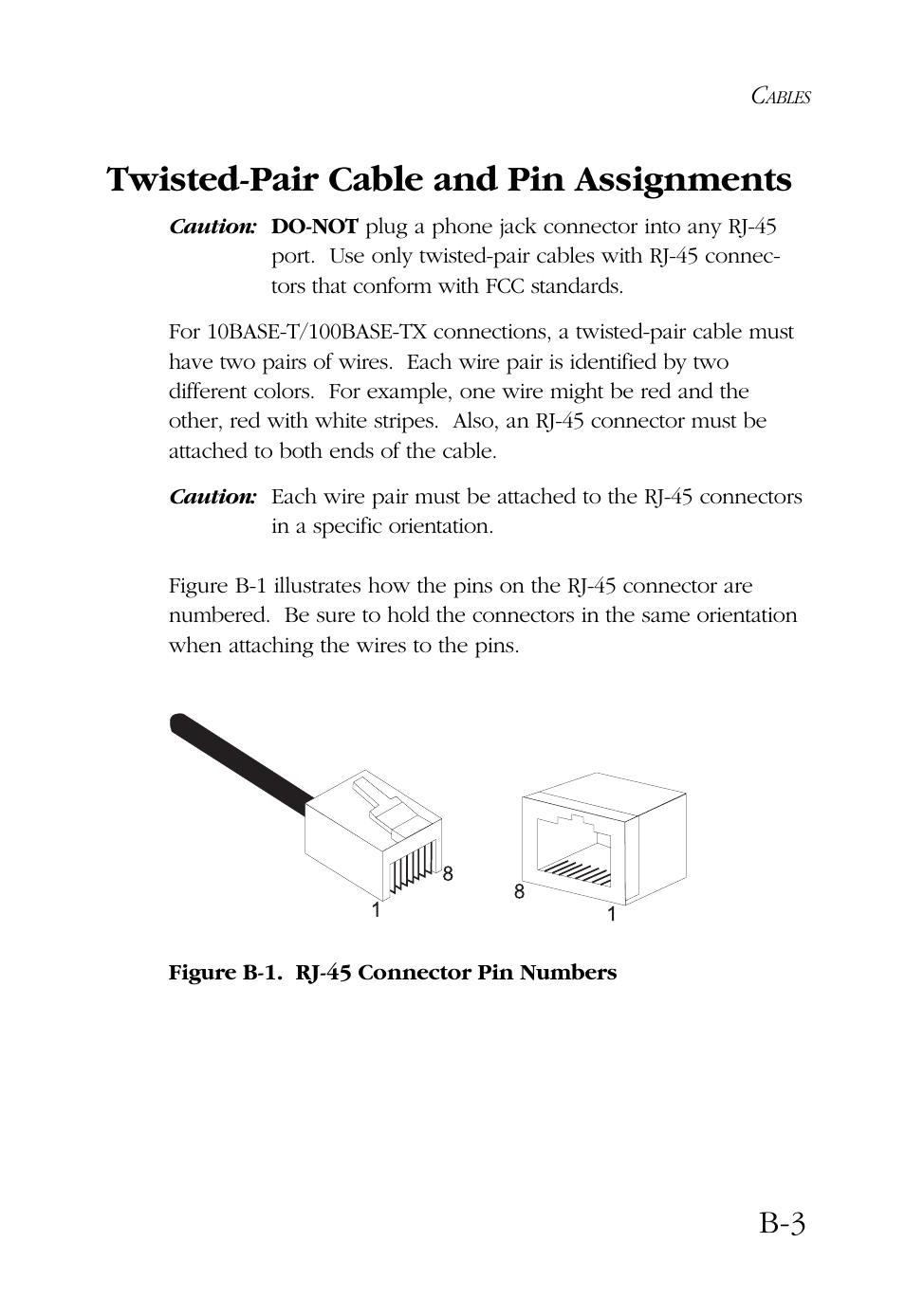 Twisted-pair cable and pin assignments | SMC Networks SMC9432BTX User Manual | Page 57 / 76