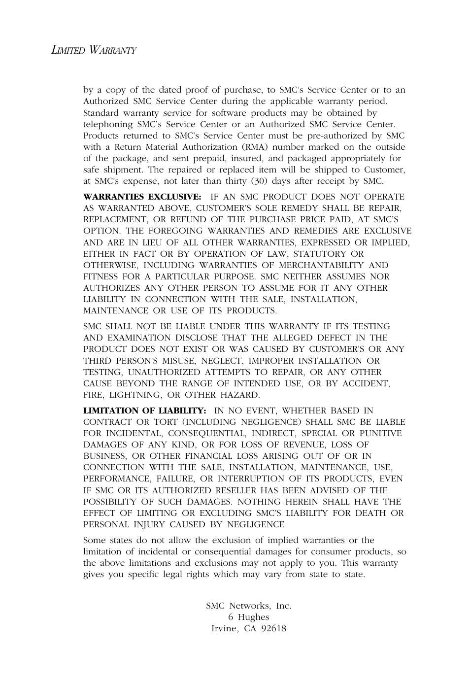 SMC Networks SMC9432BTX User Manual | Page 6 / 76