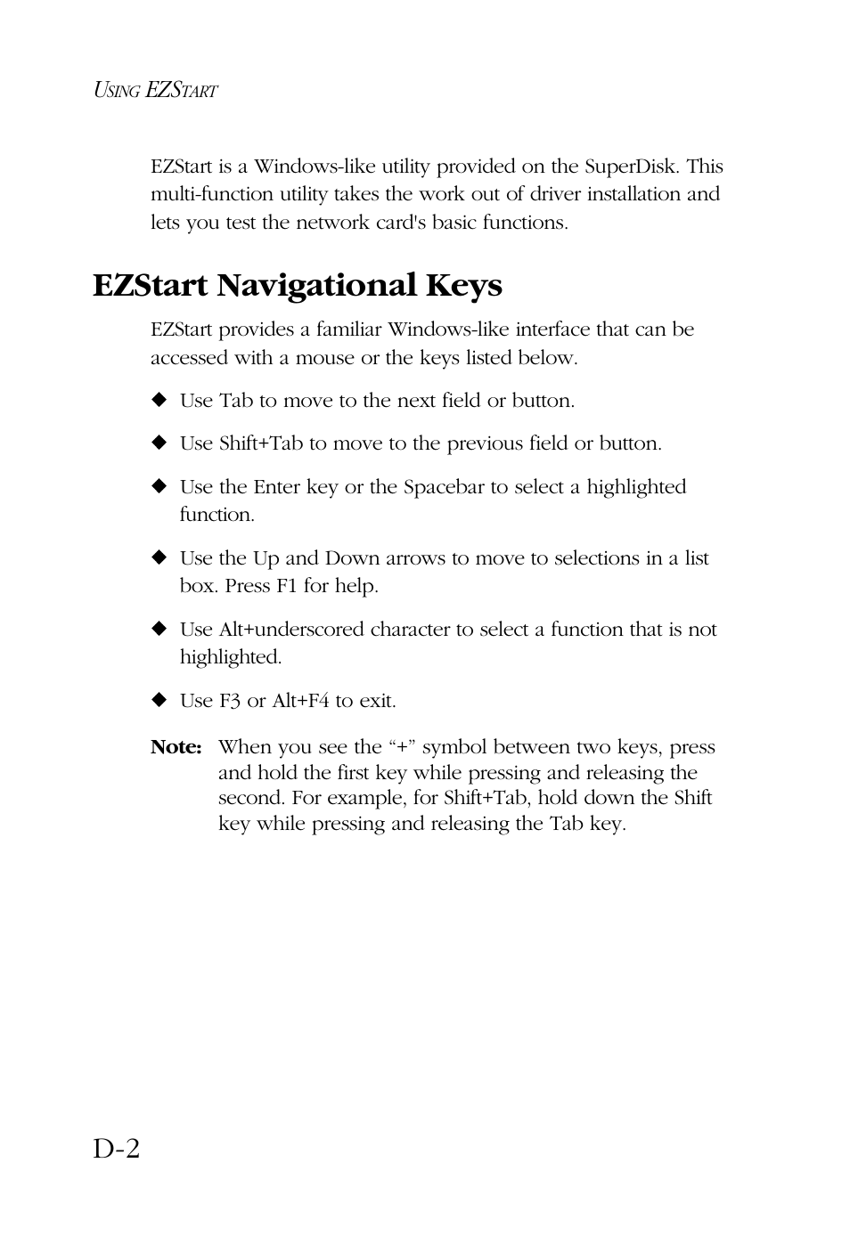 Ezstart navigational keys | SMC Networks SMC9432BTX User Manual | Page 66 / 76