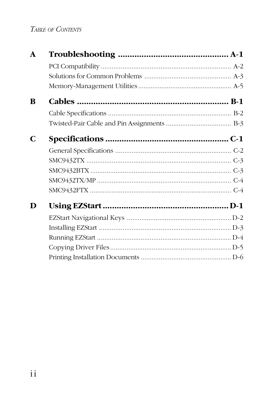 SMC Networks SMC9432BTX User Manual | Page 8 / 76