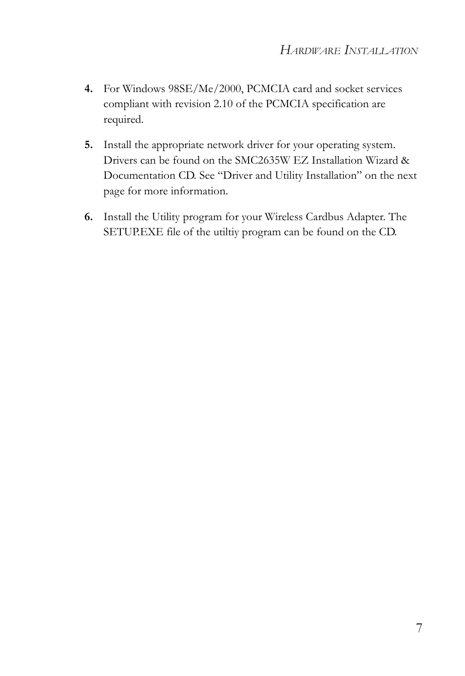 SMC Networks SMC2635W User Manual | Page 17 / 42