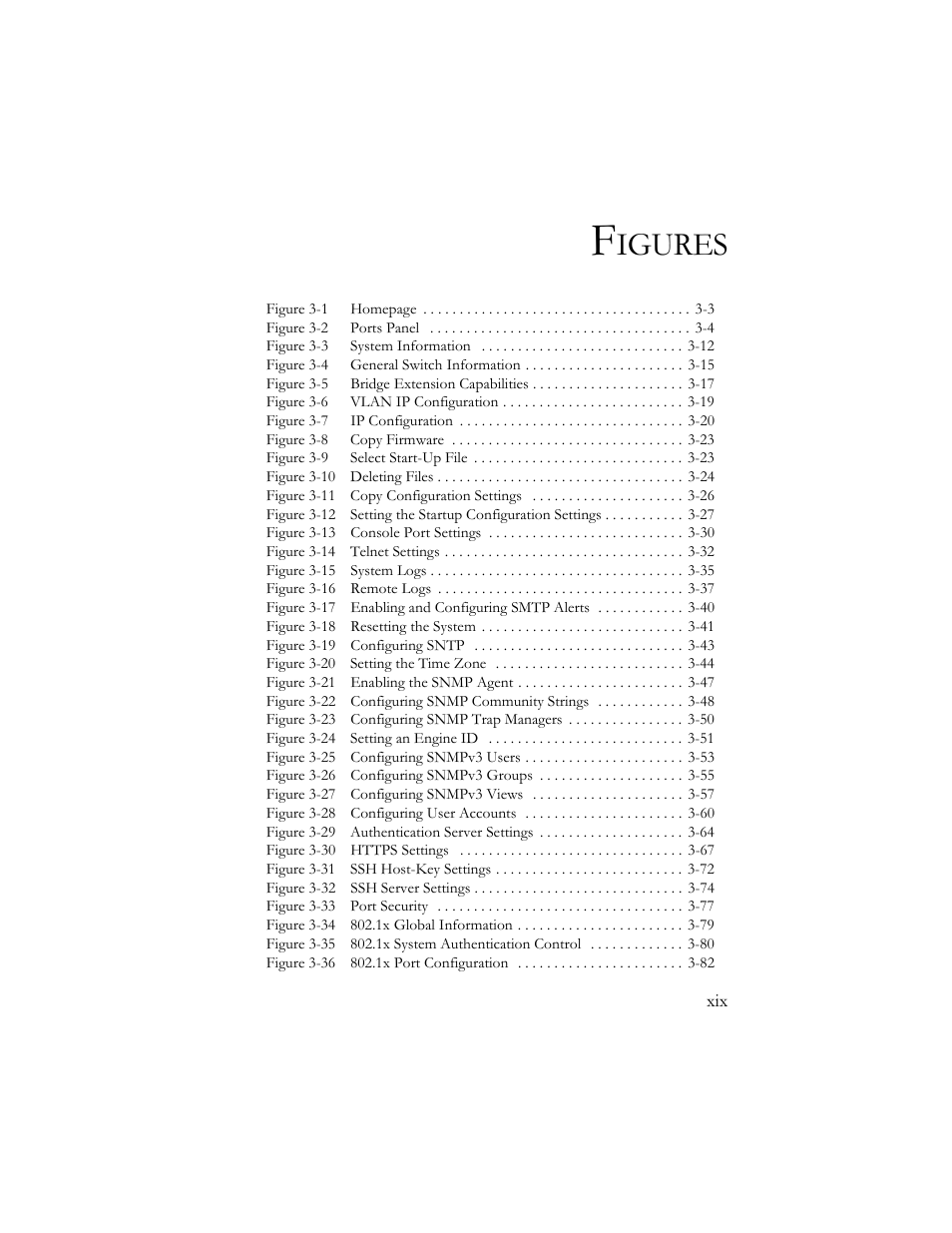 Igures | SMC Networks SMC TigerStack III SMC6824MPE User Manual | Page 23 / 570