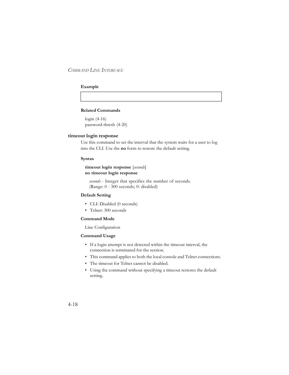 Timeout login response, Timeout login response -18 | SMC Networks SMC TigerStack III SMC6824MPE User Manual | Page 280 / 570