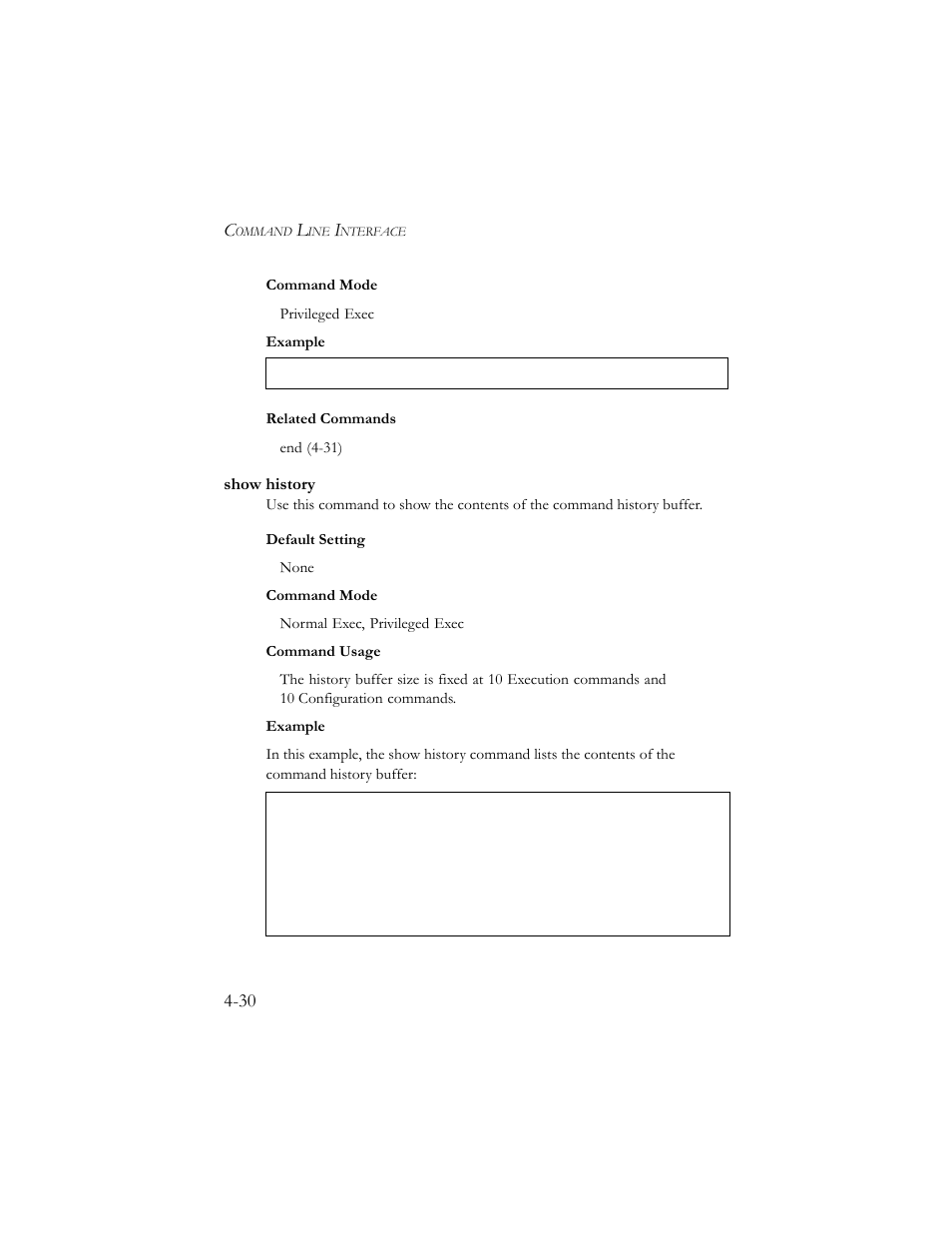 Show history, Show history -30 | SMC Networks SMC TigerStack III SMC6824MPE User Manual | Page 292 / 570