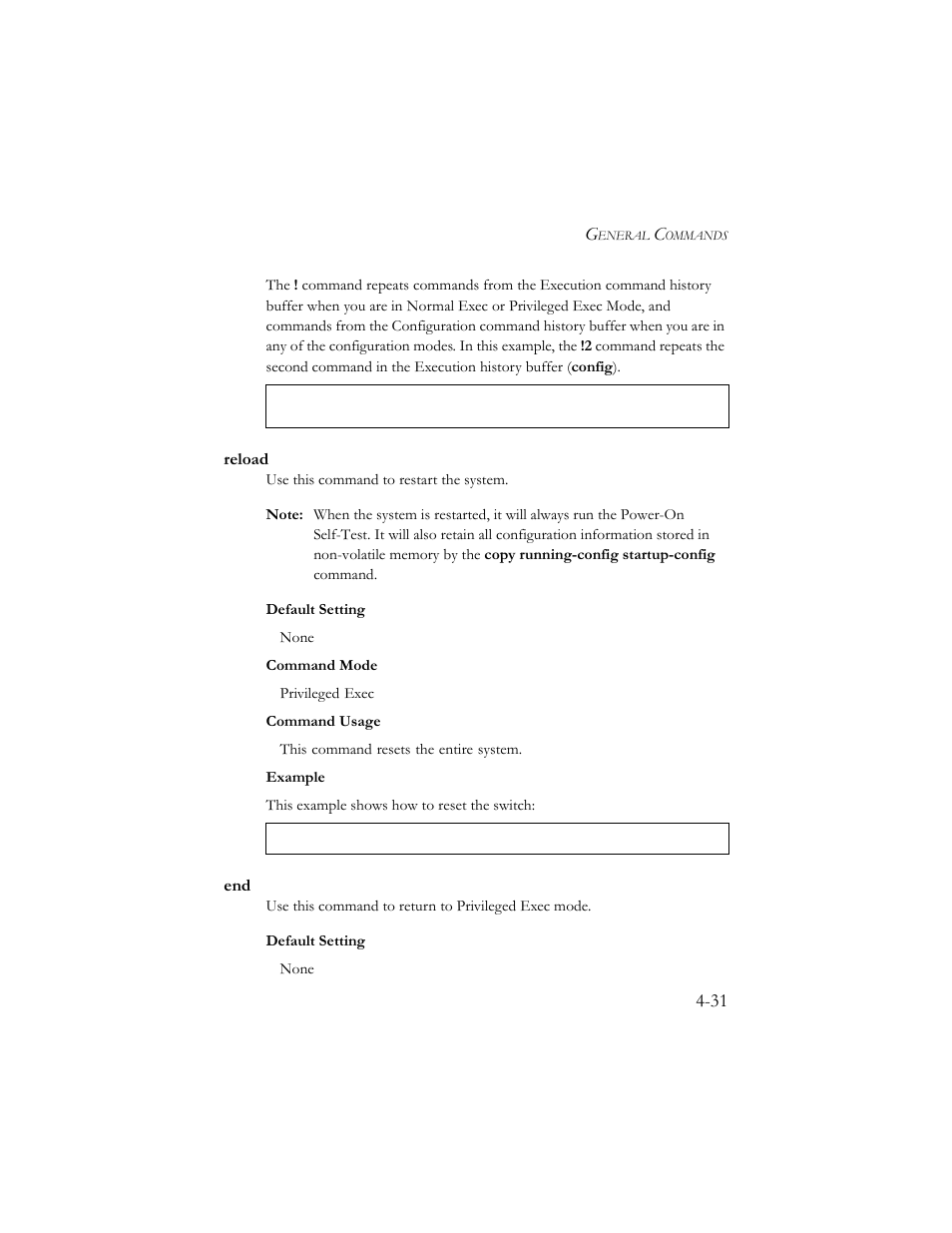 Reload, Reload -31 end -31 | SMC Networks SMC TigerStack III SMC6824MPE User Manual | Page 293 / 570