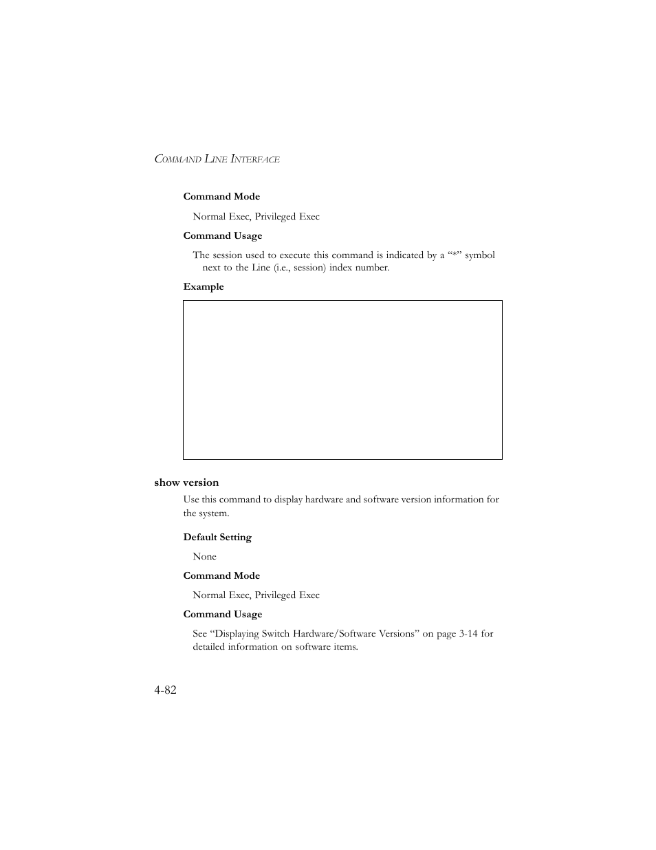 Show version, Show version -82 | SMC Networks SMC TigerStack III SMC6824MPE User Manual | Page 344 / 570