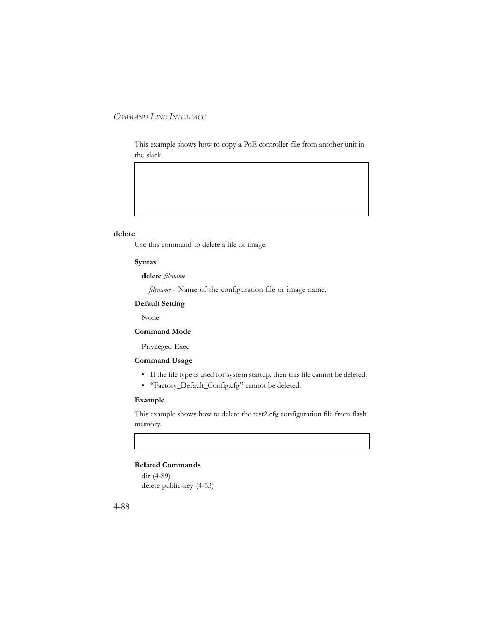 Delete, Delete -88 | SMC Networks SMC TigerStack III SMC6824MPE User Manual | Page 350 / 570