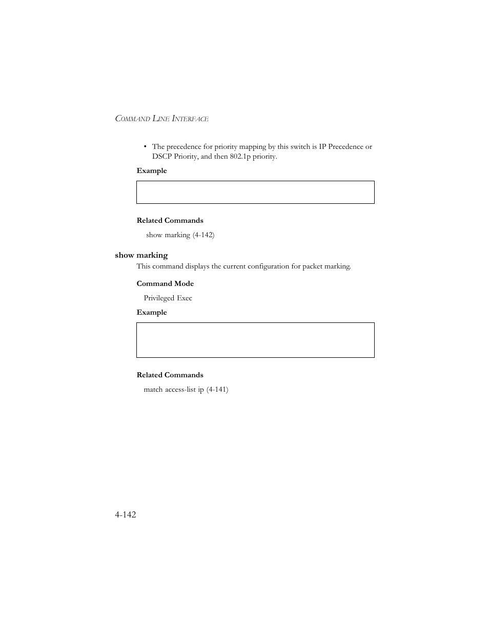 Show marking, Show marking -142 | SMC Networks SMC TigerStack III SMC6824MPE User Manual | Page 404 / 570