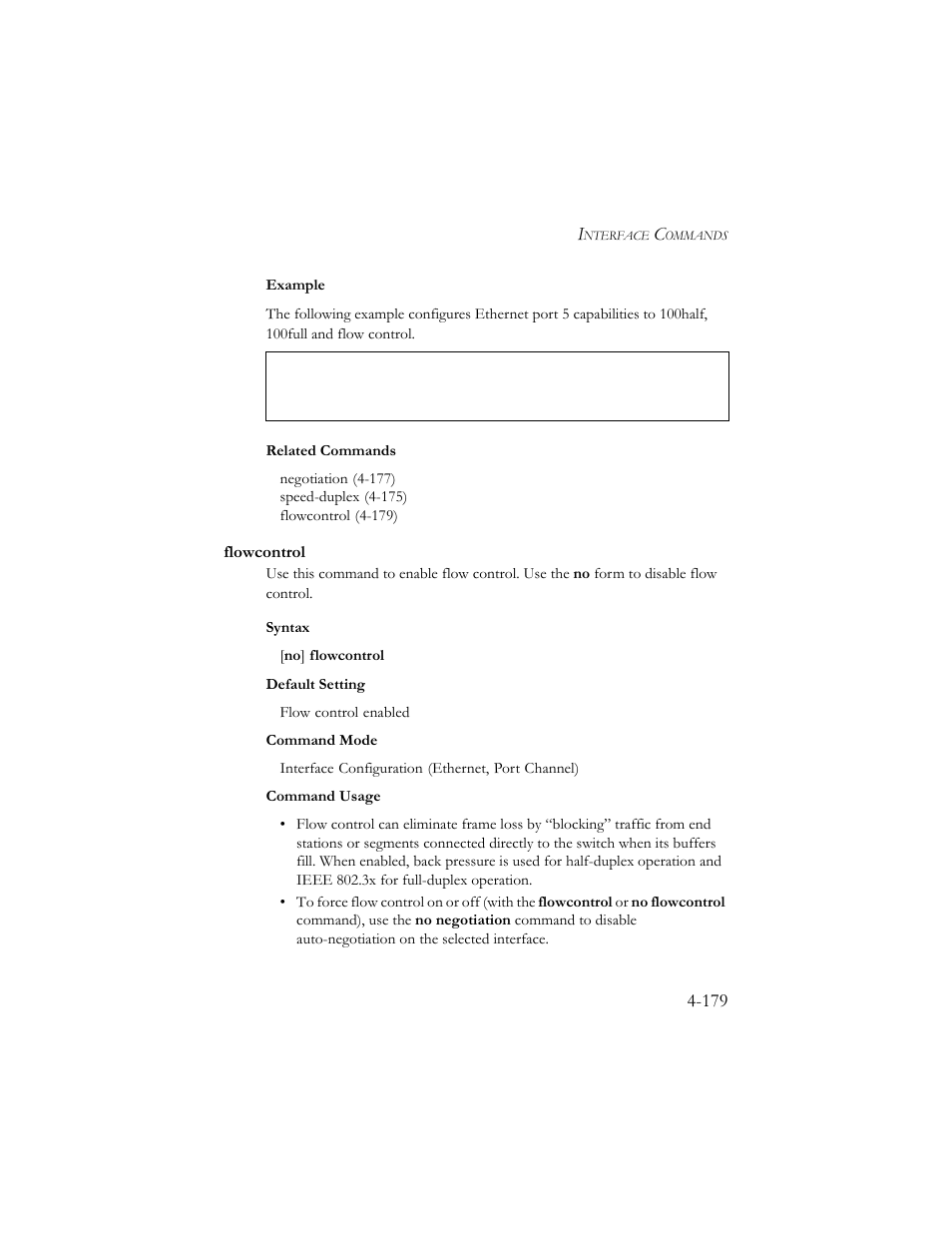 Flowcontrol, Flowcontrol -179 | SMC Networks SMC TigerStack III SMC6824MPE User Manual | Page 441 / 570