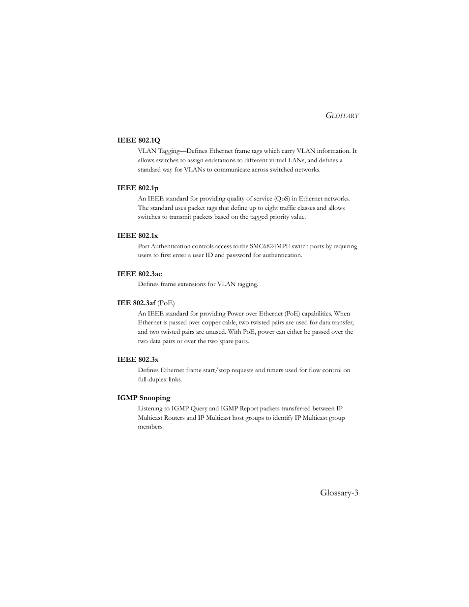 SMC Networks SMC TigerStack III SMC6824MPE User Manual | Page 559 / 570