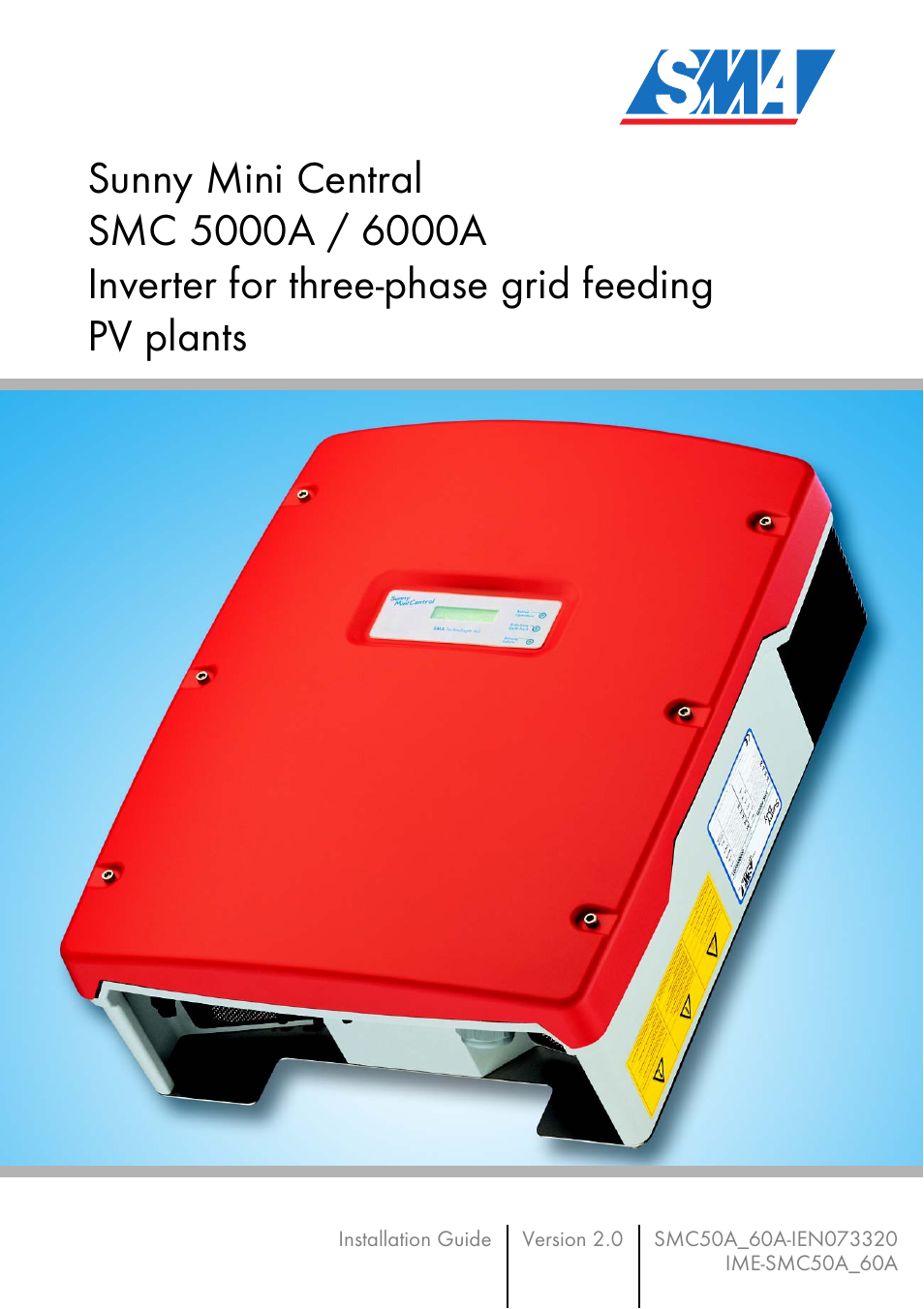 SMC Networks Sunny Mini Central SMC 5000A User Manual | 96 pages