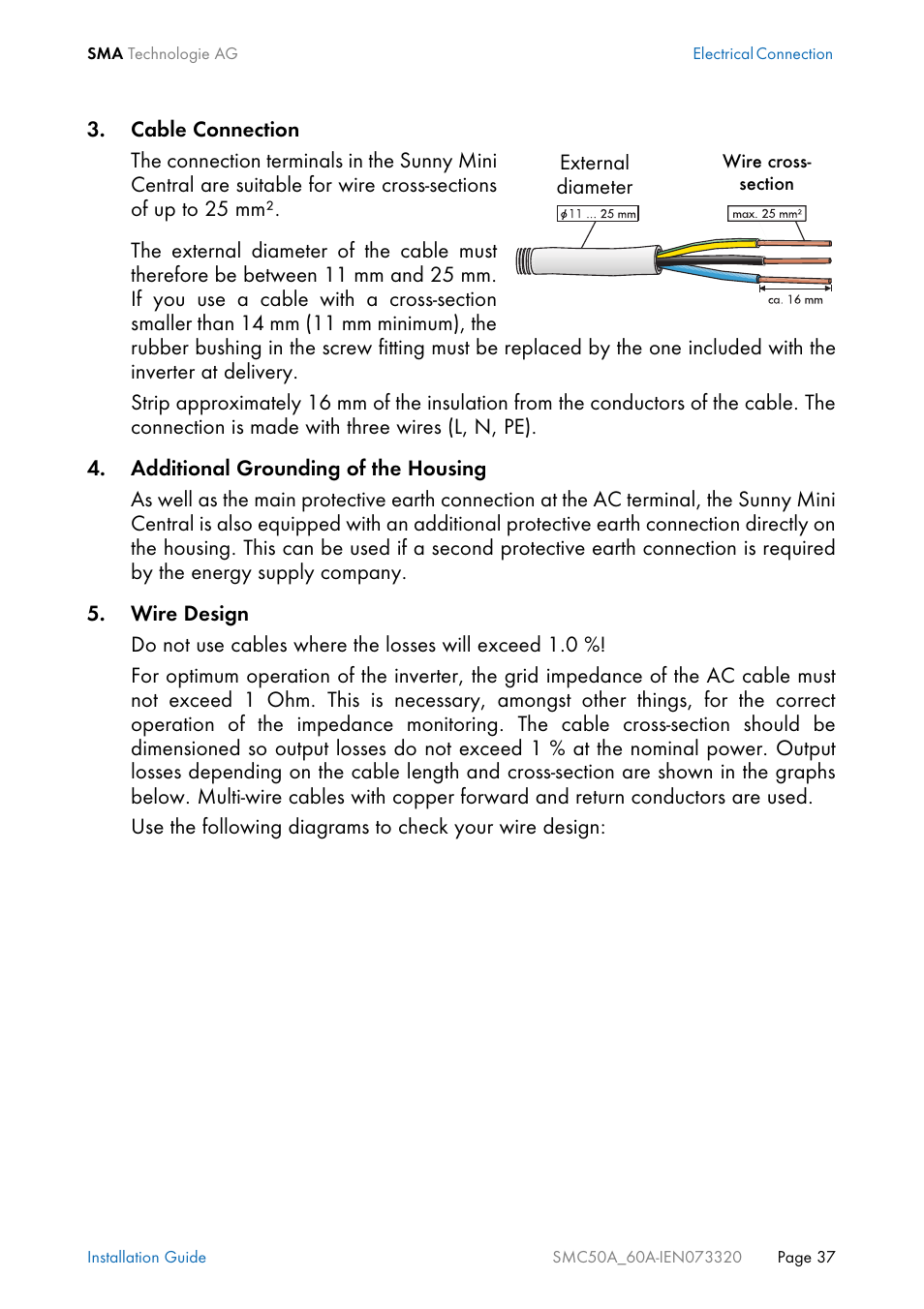 SMC Networks Sunny Mini Central SMC 5000A User Manual | Page 37 / 96