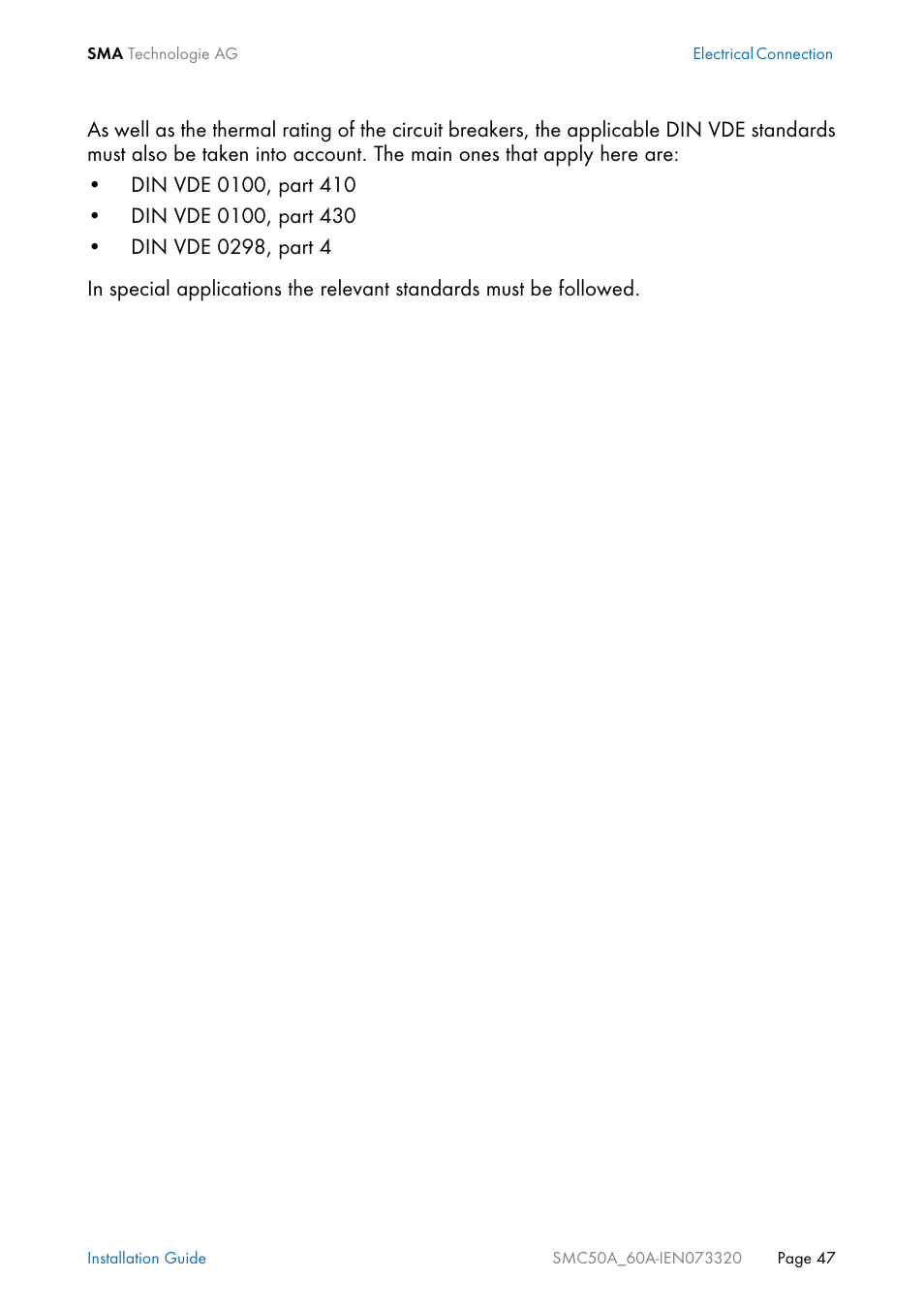 SMC Networks Sunny Mini Central SMC 5000A User Manual | Page 47 / 96