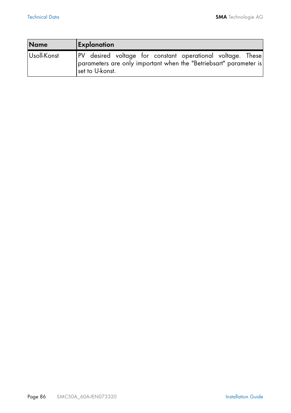 SMC Networks Sunny Mini Central SMC 5000A User Manual | Page 86 / 96