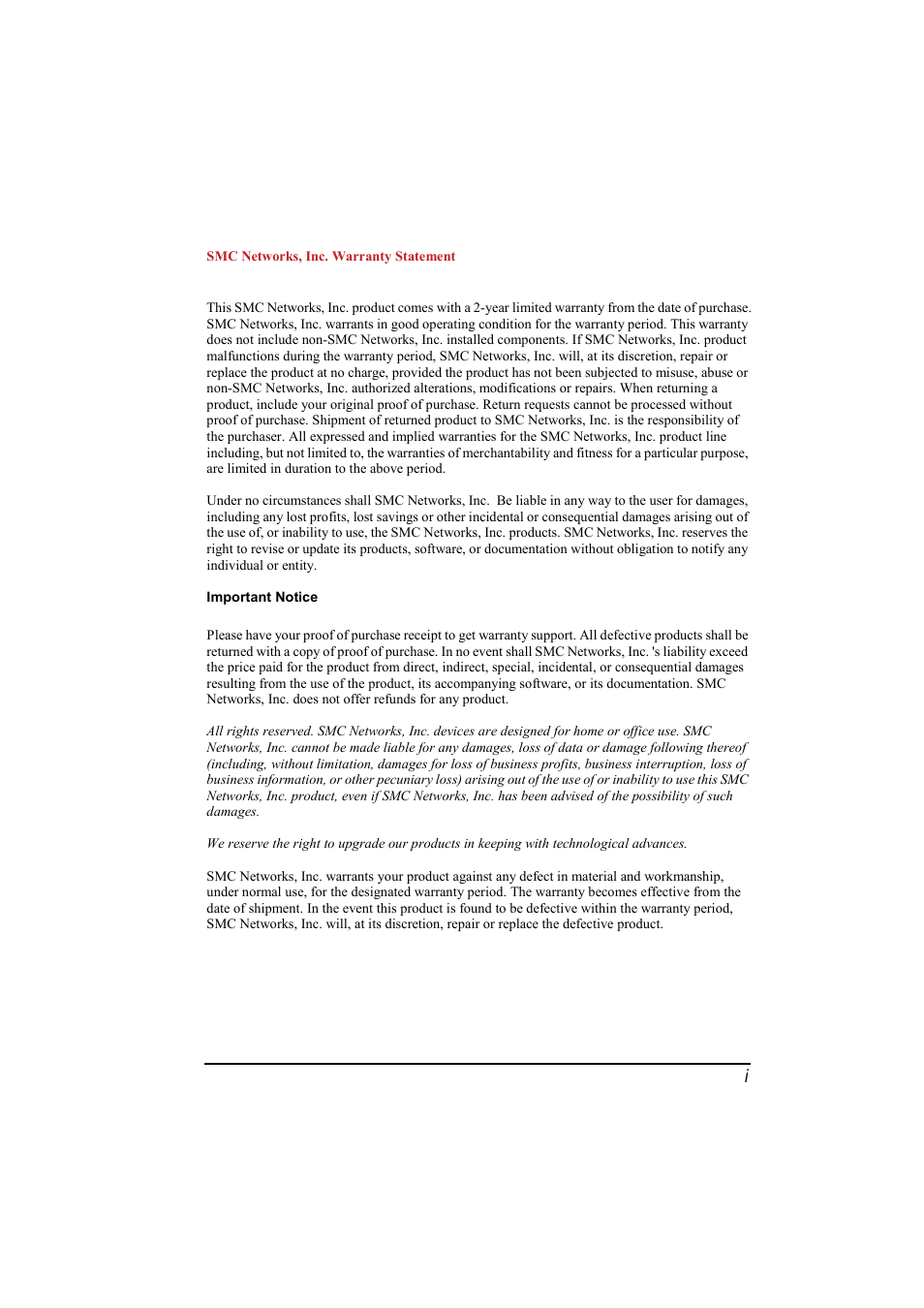 SMC Networks SMCNAS24 User Manual | Page 4 / 78